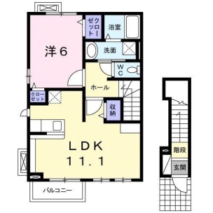 シャトレービサイド A 間取り